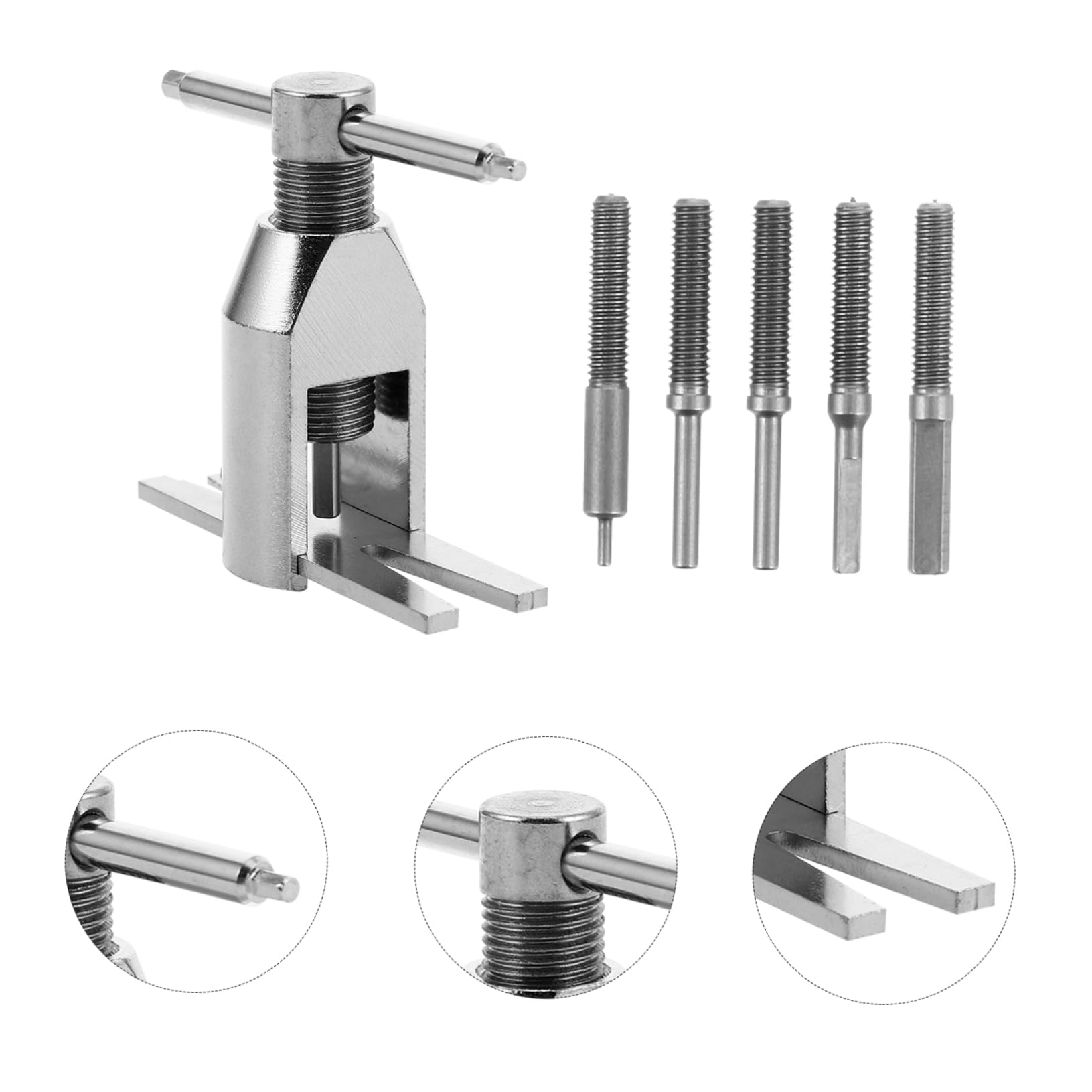 Mikinona 4 Juegos Extractor de Piñones y Poleas para Motores RC Herramienta Multifuncional de Cobre para Extracción de Engranajes y Rodamientos Pequeños Motores y Helicópteros