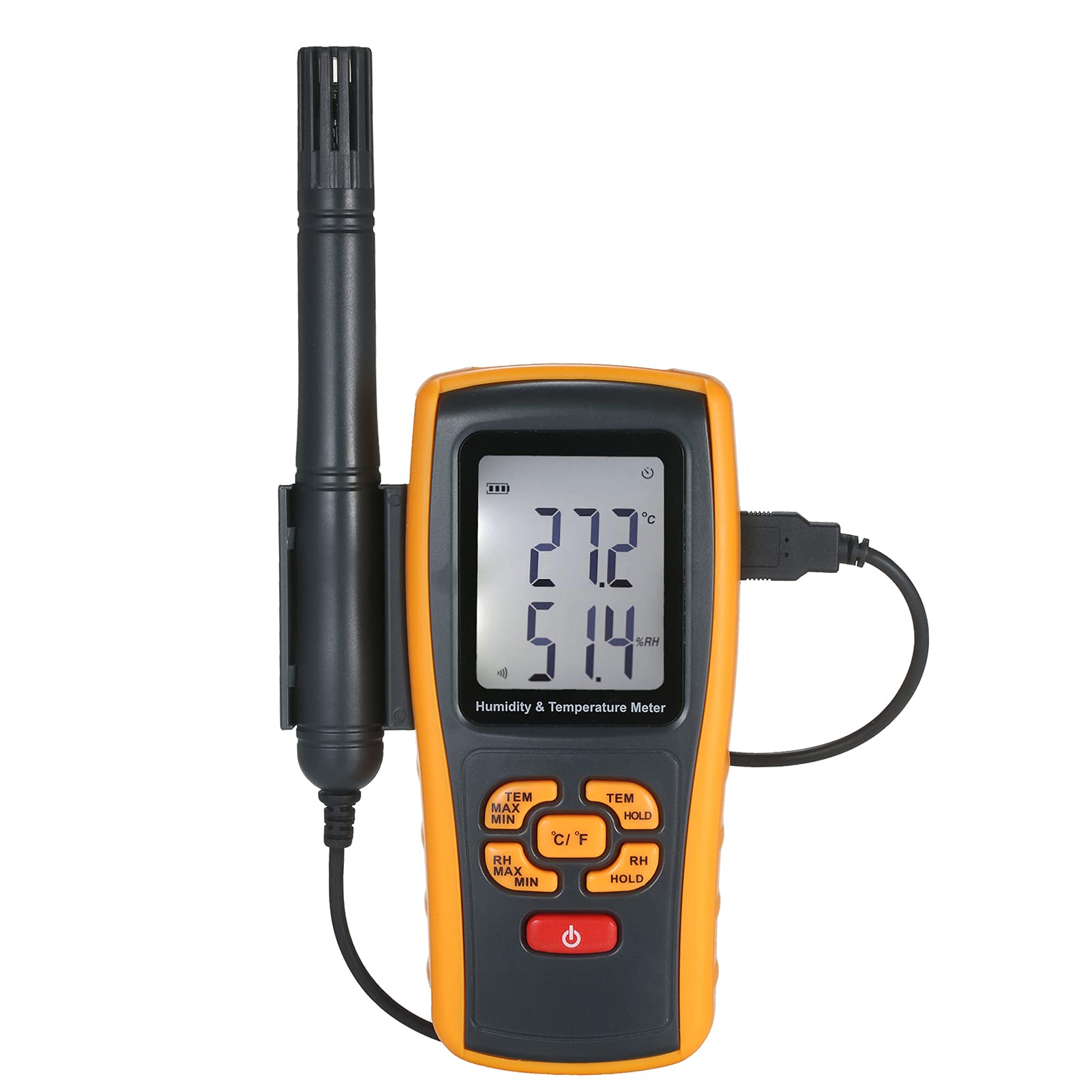 Buy Temperature Humidity Meter,Baugger Detachable Thermohygrometer