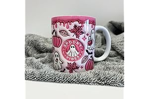 3D Effect Halloween Mug: Spooky Vibes for Your Autumn Coffee Break