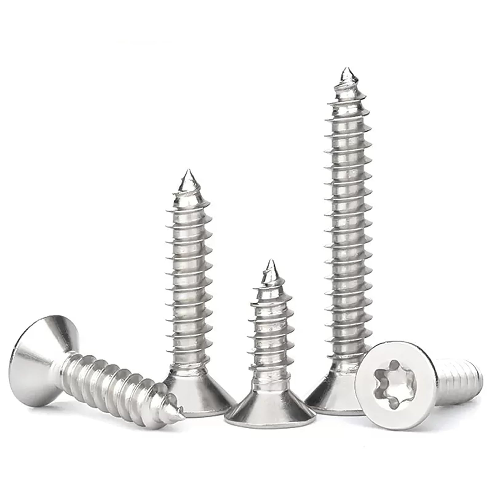 Stainless Steel Sheet Metal Screws - 125 Pcs -1