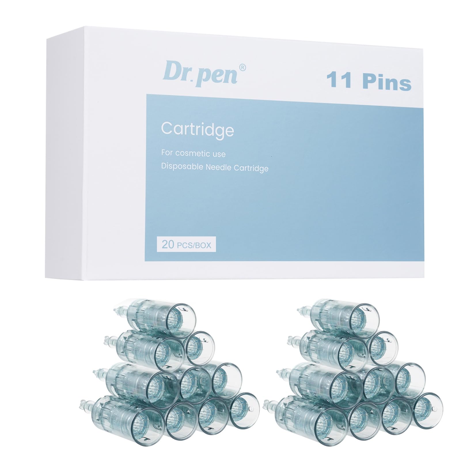 25 PCS Cartuchos Dr Pen Dermapen Agujas 12 Pins, Diseñados Para El Lápiz De Dr. Pen Ultima A10, Utilizado Para Cicatrices De Acné, Cicatrices Profundas Y Estrías