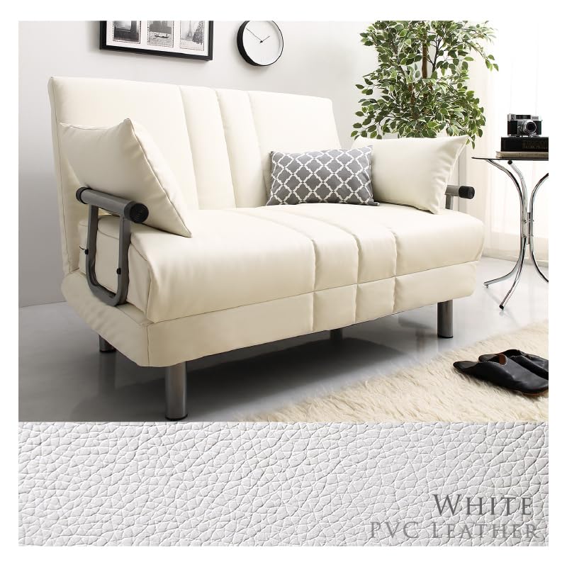 Amazon｜3WAY ハイバック ソファベッド カラー：ネイビー 素材