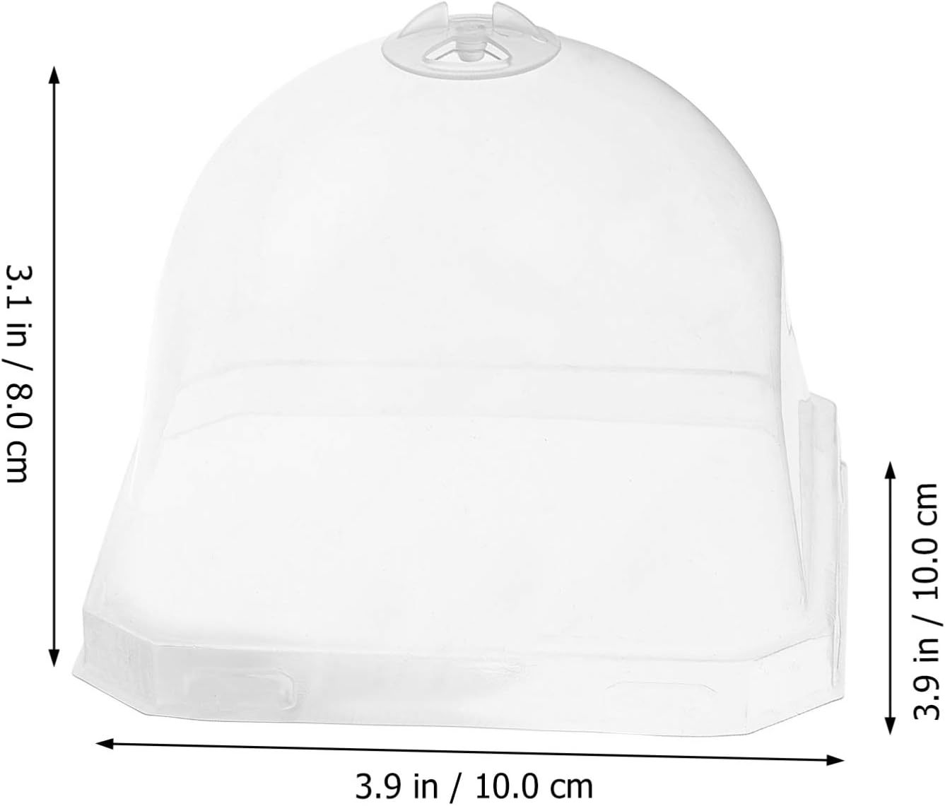 Yardwe 5pcs Humidity Dome Seedlings Dome Protective Garden Cloche Plastic Mini Greenhouse Plant Covers Frost Guard Freeze Protection for Plants Outdoor - Image 3