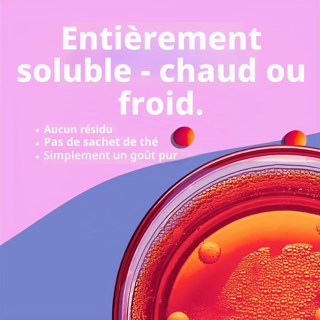 TEABALLS Lot de 10 découvertes - Soluble à chaud et à froid - 10 variétés
