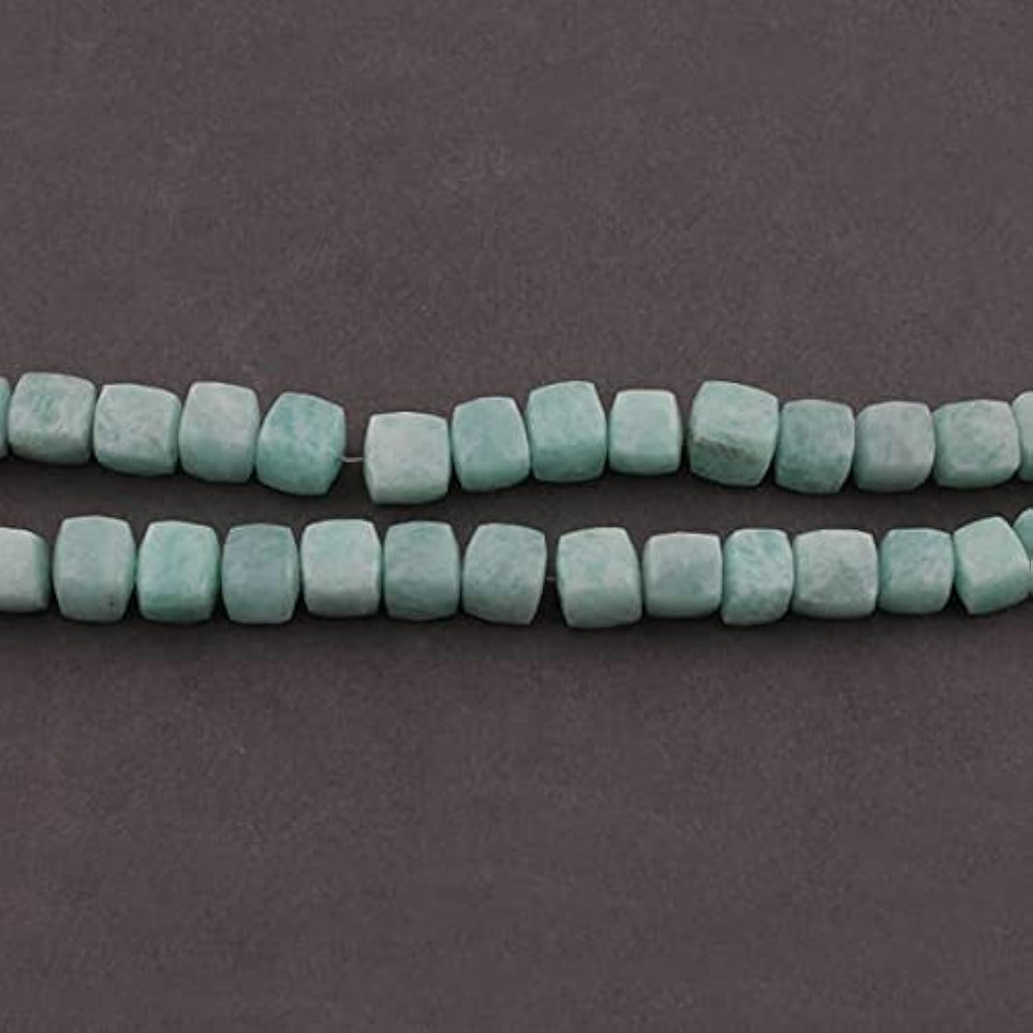 Perles amazonite forme cube 9-10mm pour réparer et personnaliser vos bijoux