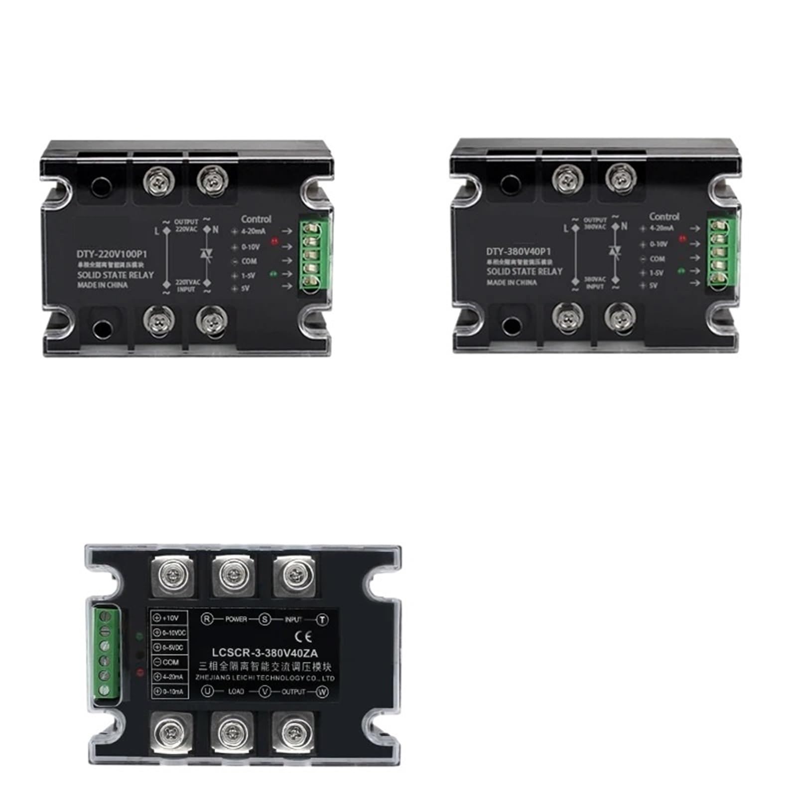 Régulateur CA intelligent 220V 80A à modulation de puissance fluide