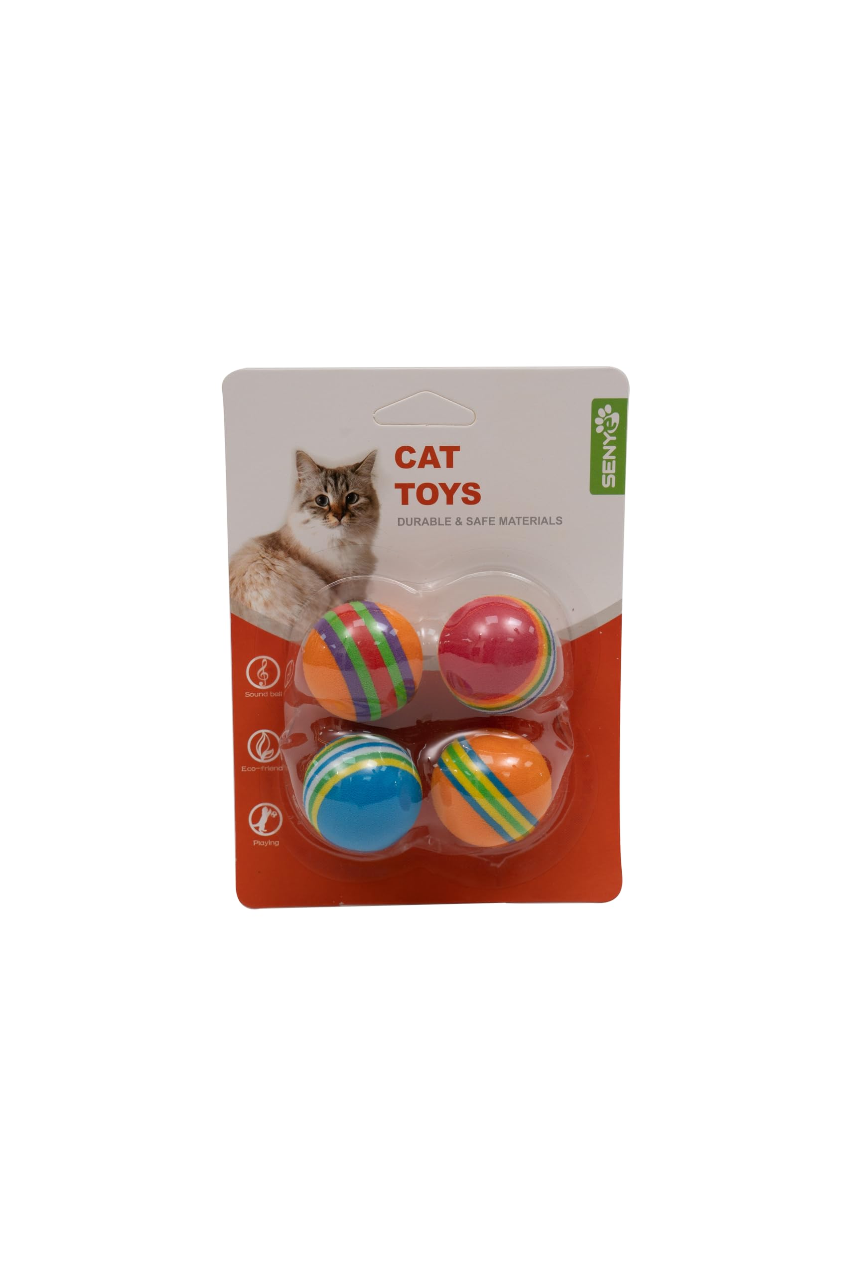 Generic Foam Balls Cat Toy - Mix Colors Cat Balls, Exercise Toy Balls Kittens, Indoor/Outdoor Cat Toy, Safe for Cats