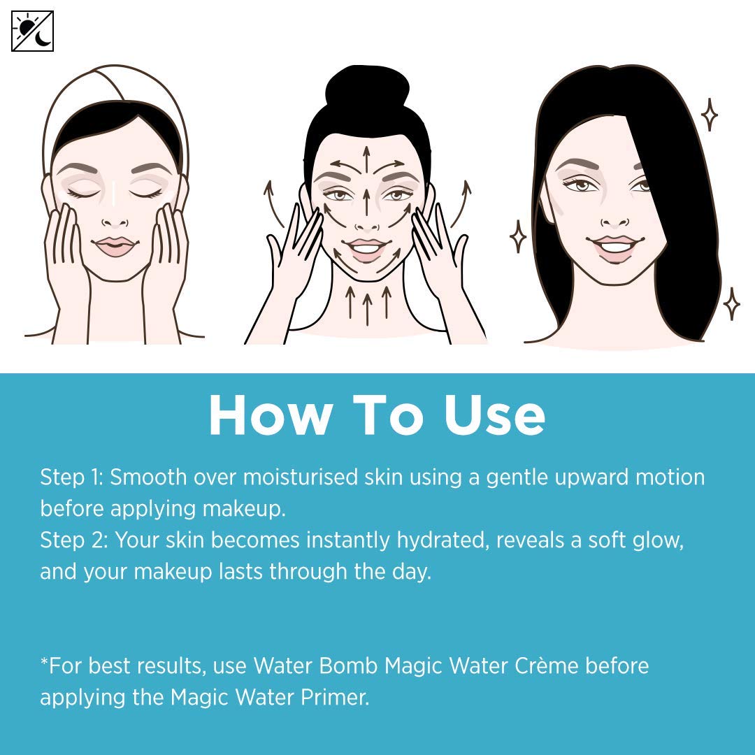 Colorbar Magic Water Primer, Clear, 30 ml | Feather-light glow primer |Ddelivers instant hydration | Protection from pollutants 3