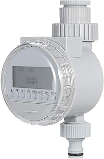 KKcare Temporizador de irrigação de água movido a energia solar eletrônico programável controlador de rega automático mangueira torneira temporizador com display LCD para jardim gramado