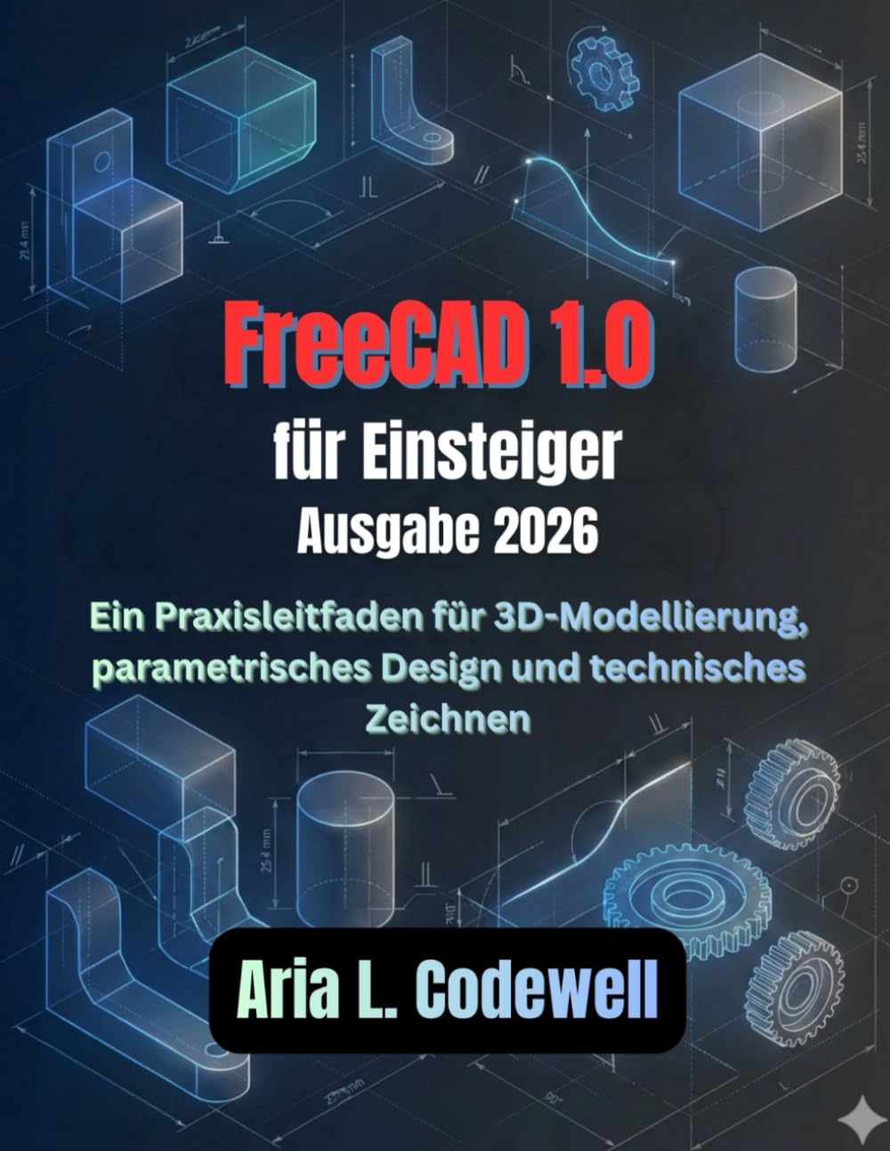 FreeCAD 1.0 für Anfänger (Ausgabe 2026): Ein praktischer Leitfaden für 3D-Modellierung, parametrisches Design und technisches Zeichnen