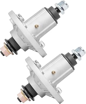Spindle Assembly for John Deere Mower Replaces GY20454 GY20962 - Spindle for D105 D110 D130 D140 L110 LA105 LA115 LA125 LA130 LA135 LA145 X110 42" 48" Lawn Mower Deck with Threaded Bolts 2PACK