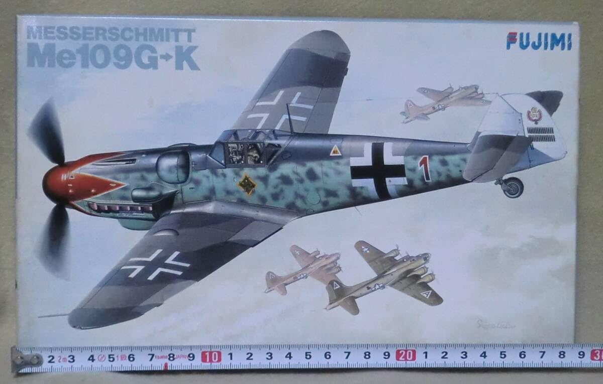 Amazon | 【フジミ】 ドイツ軍戦闘機 メッサーシュミットMe109G→K 1