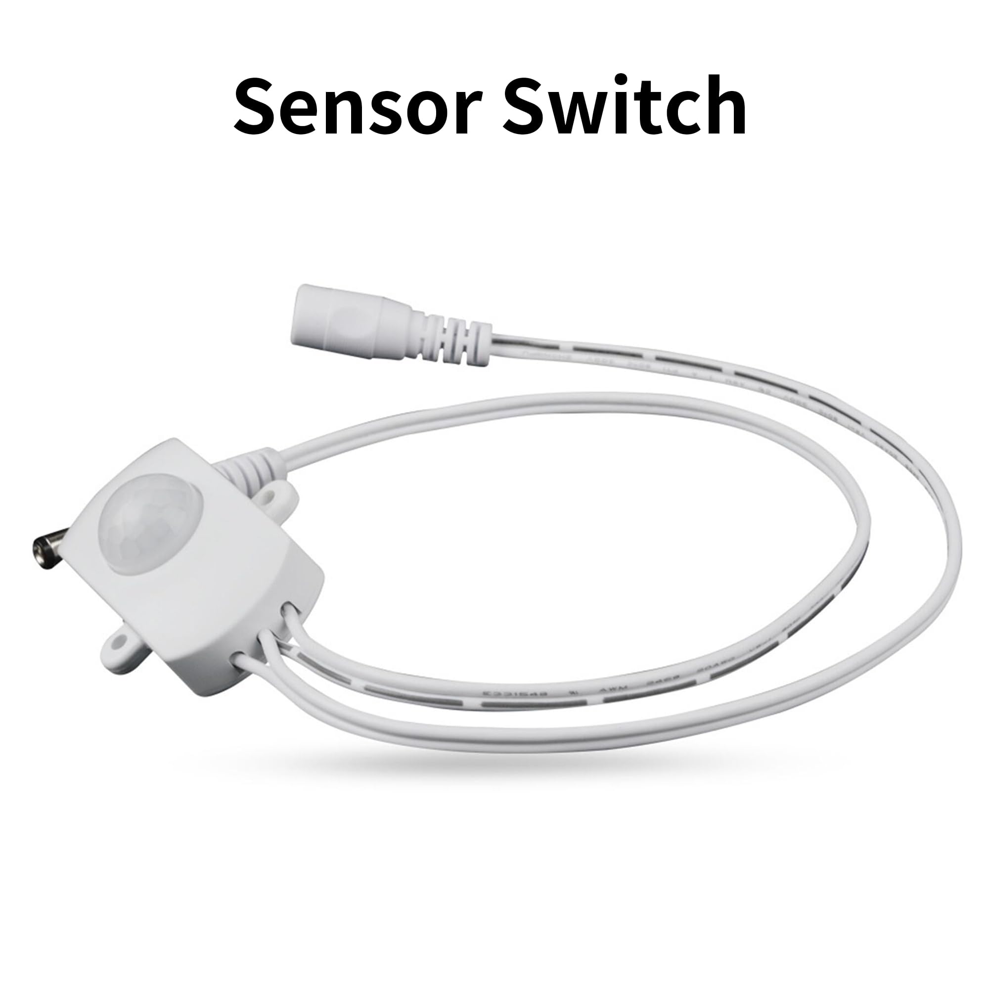 Clearhill 2Packs 5-24V Motion Sensor Switch with 5521DC Male and Female Connector(White),Automatic Sensor Switch for Indoor DIY LED Lighting,Such as Kitchen,Cloakroom,etc - Image 2