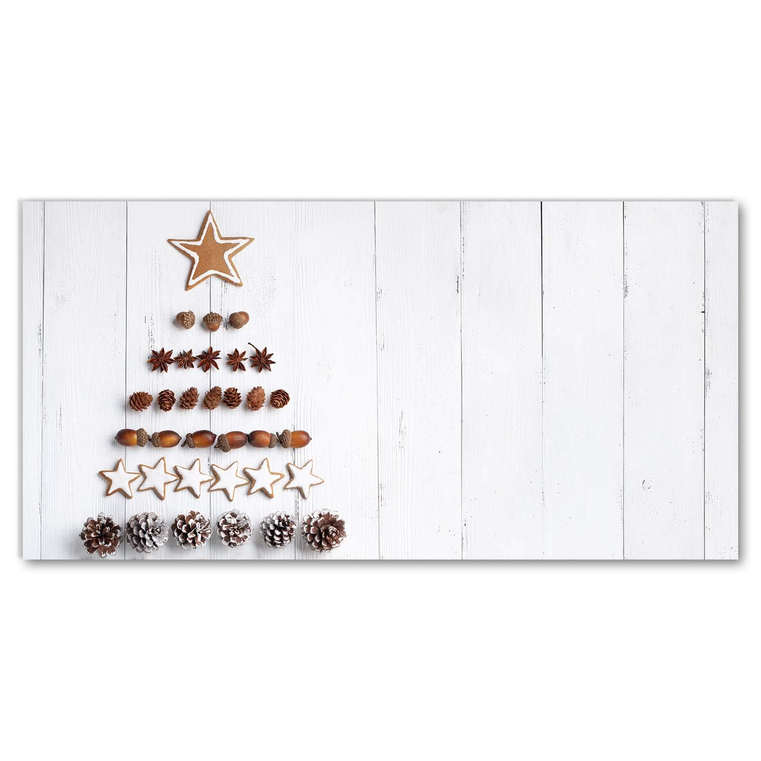 Impression sur verre de sécurité Noël 140x70 cm au design haut de gamme Tulup
