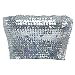 Anna-Kaci Womens Shiny Sequin Party Cropped Strapless Bandeau Stretch Tube Top, Silver, Large/X-Large