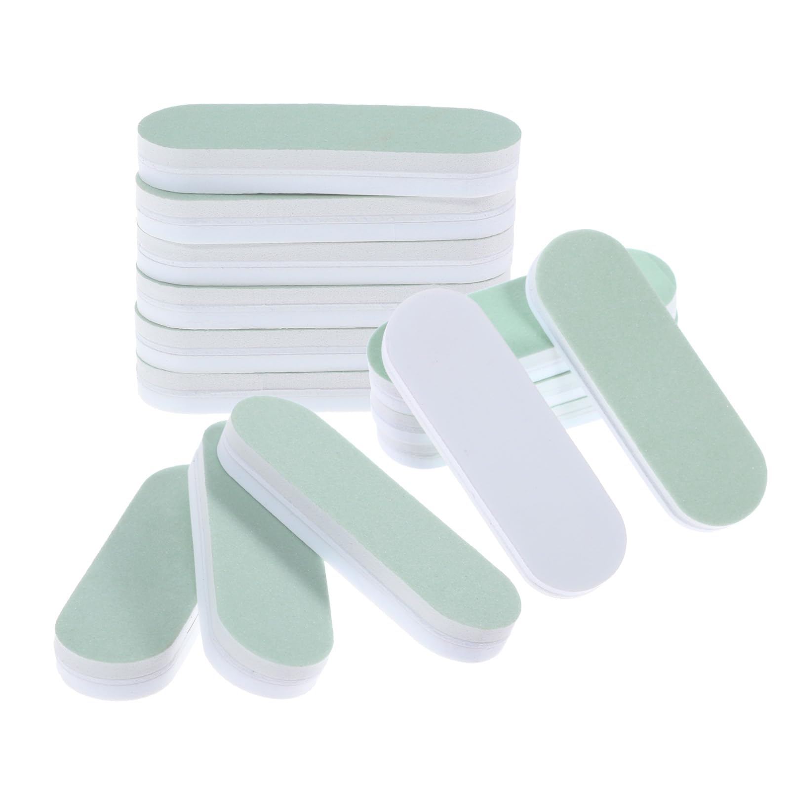 Grevosea 20 Pcs Silver Polish Sticks, Stainless Steel Scratch Remover Double-Sided Cleaning Buffing Bars for Ring Necklace Earrings Jewelry Polishing (2.4x0.78inch)