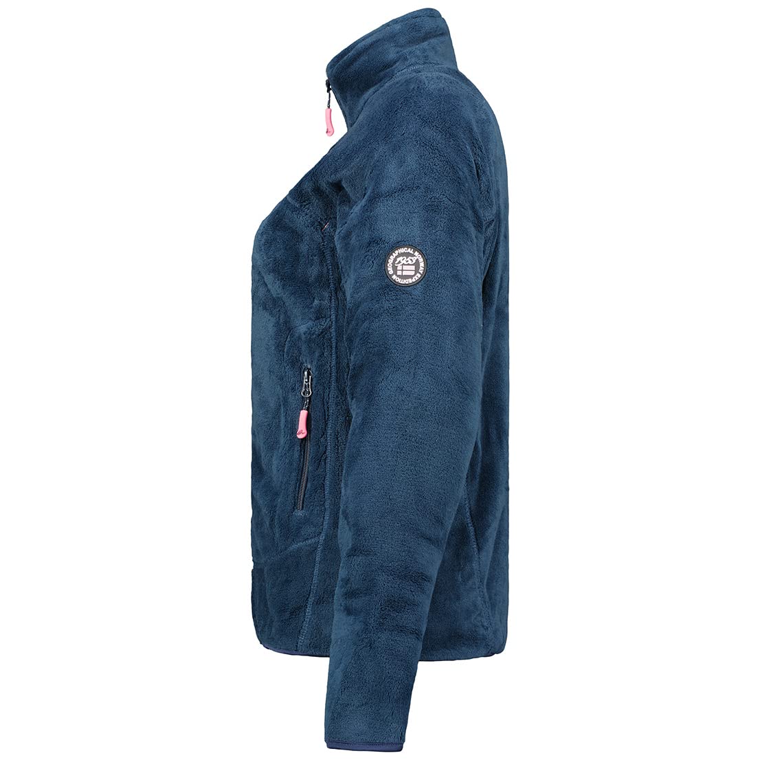 Geographical Norway Upaline Polaire fine pour femme, avec fermeture éclair et manches longues, veste chaude, douce et confortable pour l'extérieur, l’automne, l’hiver, le printemps, S