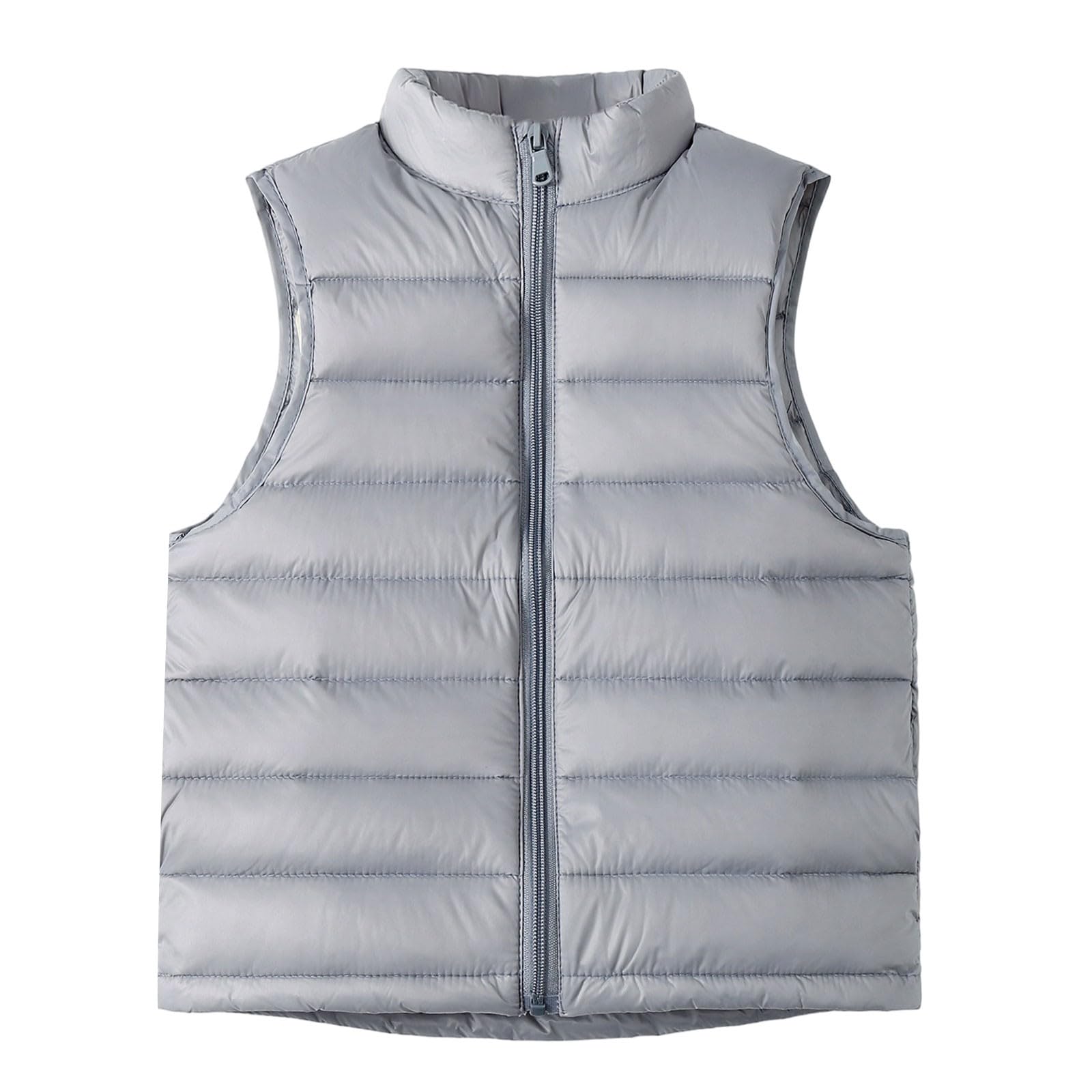 Teen Girls Down Vest Lightweight Packable Puffer Vest Kids Outdoor Zip Up Sleeveless Jacket Boys Fall Winter Warm Coat