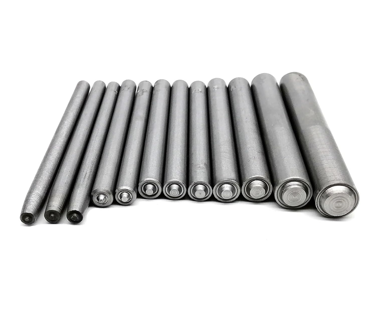 Punch Tool Rod for 1-10mm Inner Diameter Eyelets Grommet Ring Air Hole Semi Half Hollow Rivet Install DIY 45# Steel(10mm)