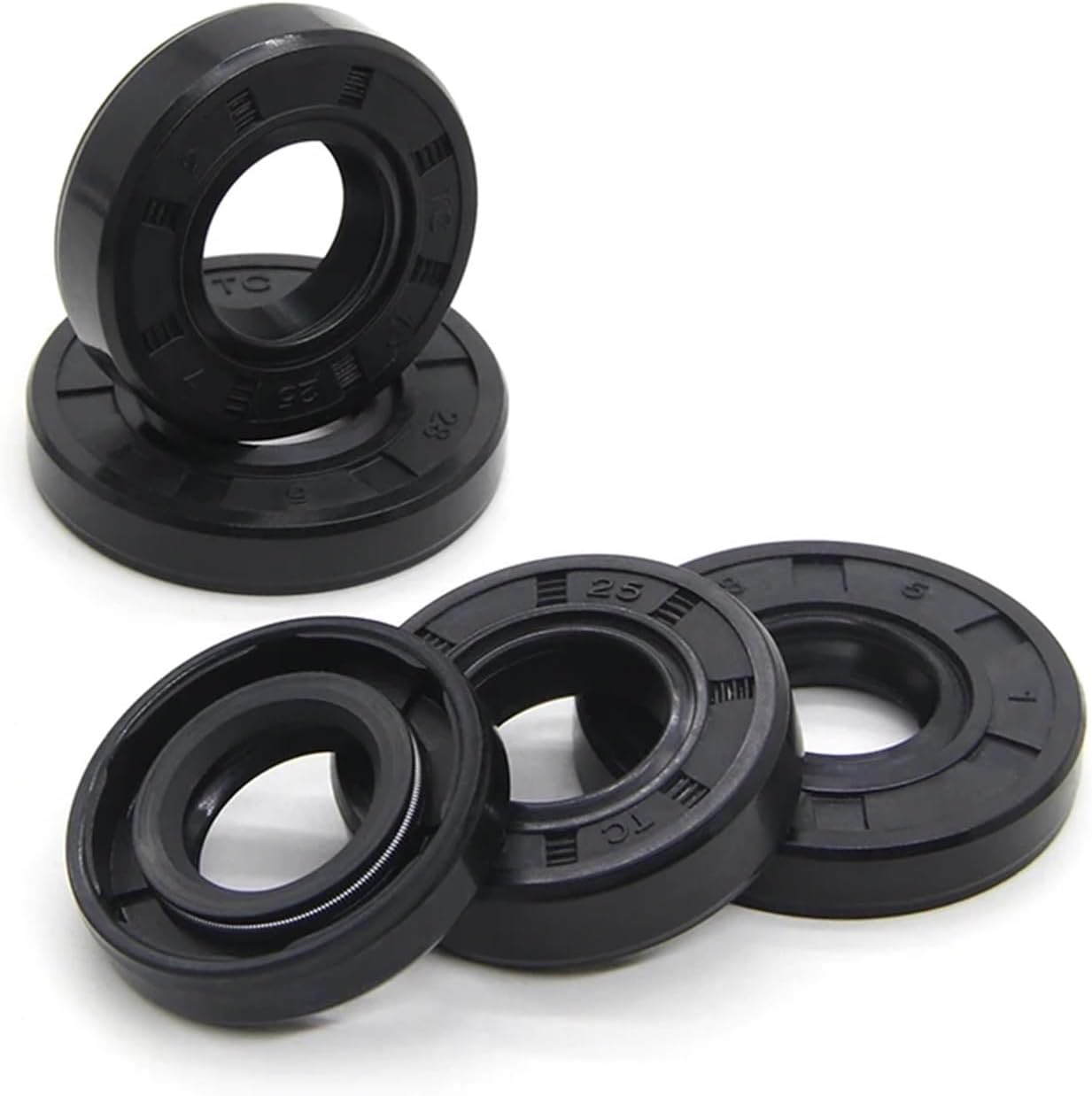 2/5/10pcs NBR Oil Seal ID 12mm TC-12 * 19/20/21/22/23/24/25/26/28/30/32/35 * 5/6/7/8/10 Nitrile Rubber Shaft/Lip Gasket(10pcs,12x25x10mm)