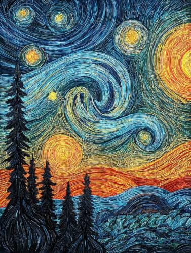 Peinture par Numéros Grand Format Abstrait | Votre instant de détente à la maison
