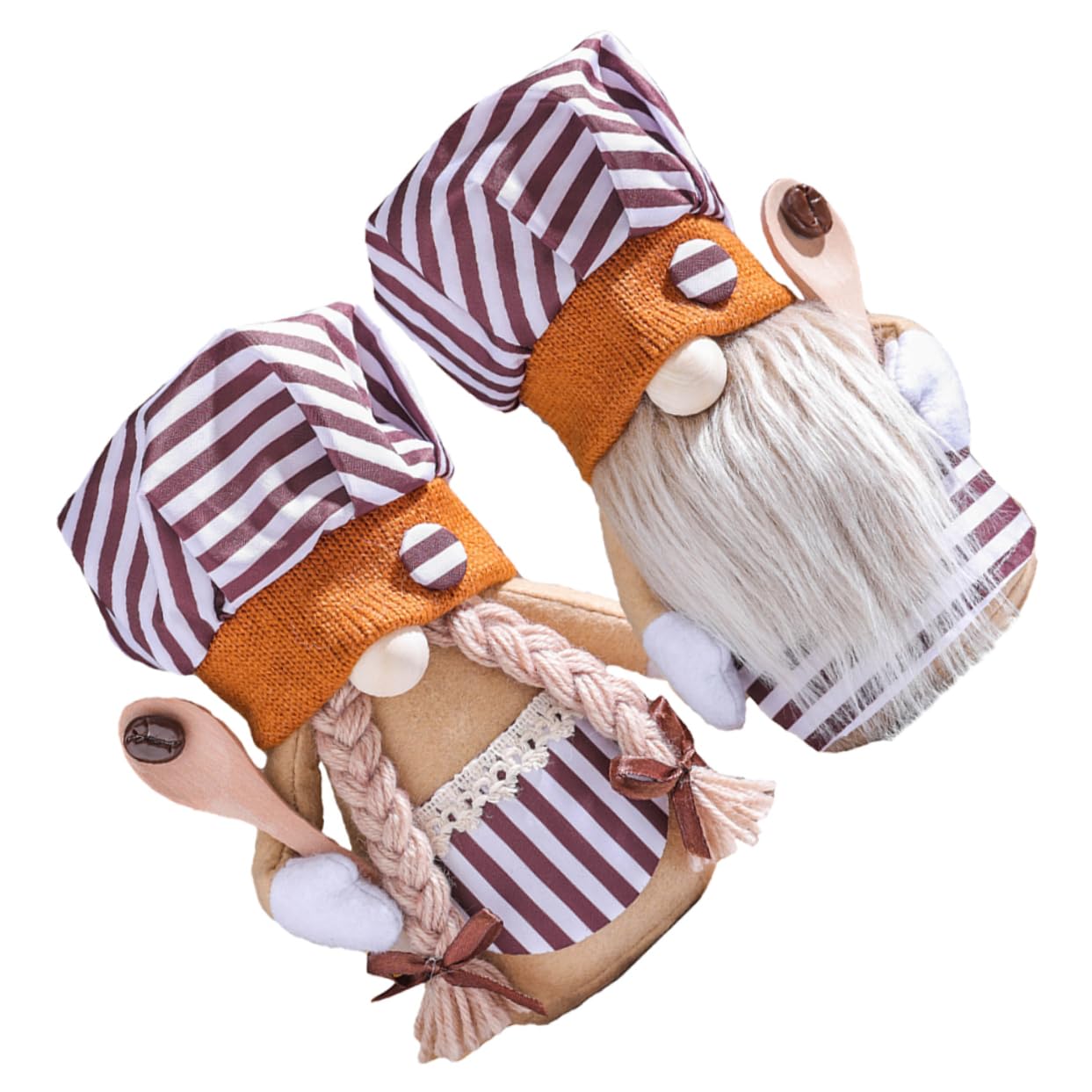MAGICLULU 2 Pezzi Del Decorativi Doll per Decorazione Festiva e Atmosfera Accogliente per Caffetterie e Cucine
