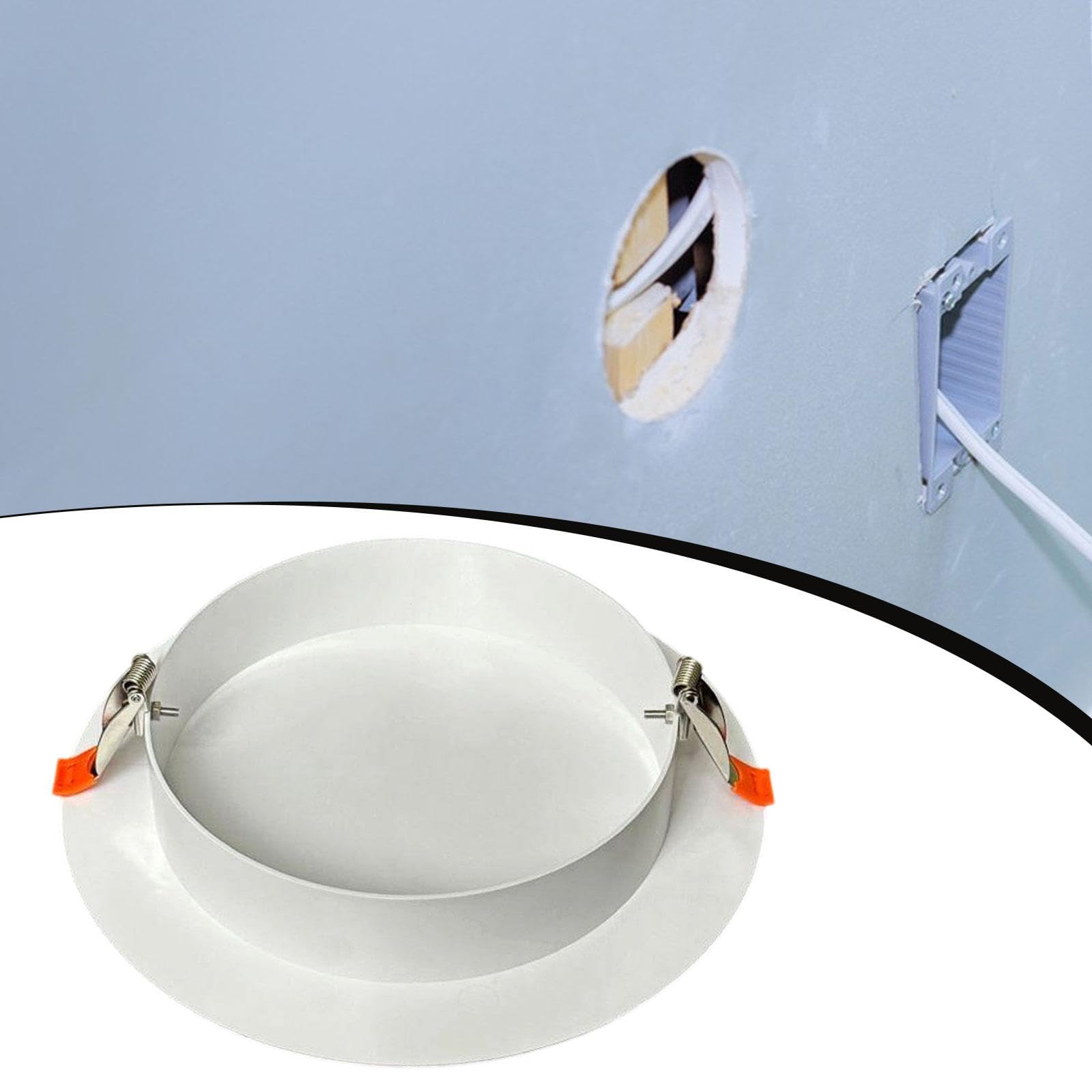 Placa de Cubierta de Techo con Resorte para Orificio de Pared, Accesorios para Mejoras Del Hogar, Compactos
