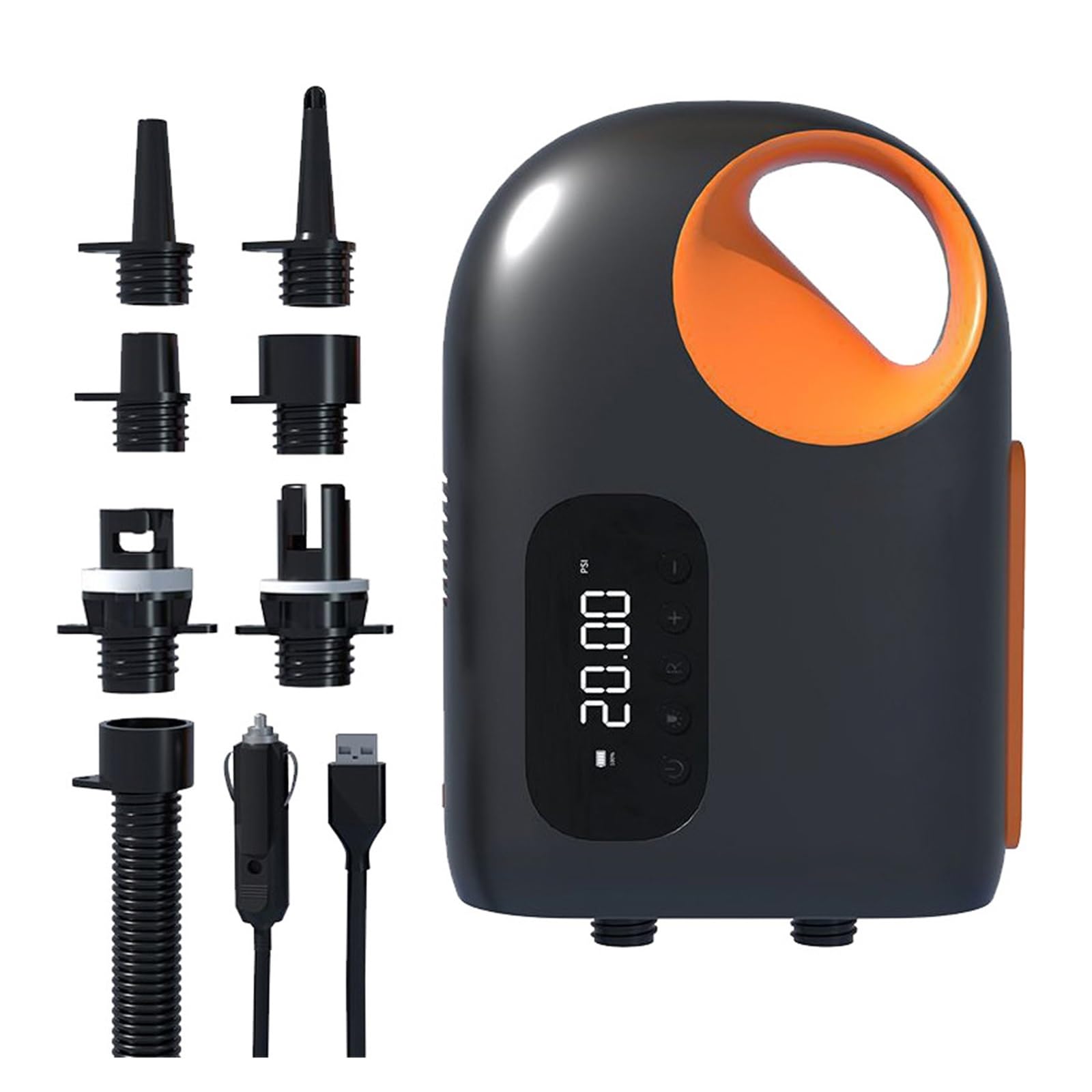 Pompka Powietrza, Przenośna Elektryczna Pompka Powietrza 20 PSI Do SUP | Napompowany Spuszczania, Na Zewnątrz