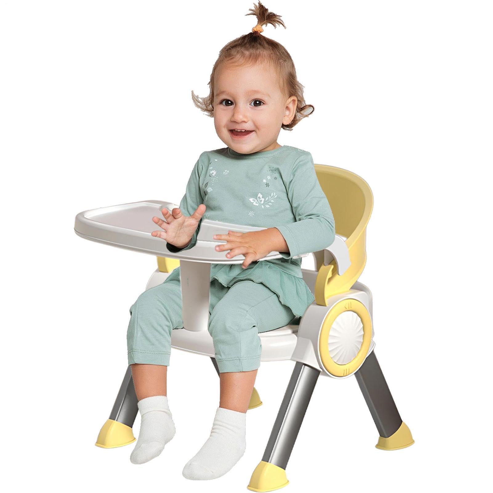 Sedia Pranzo Bambini Seduta Compatta Da Pavimento, Seggiolino Studio Bimbi