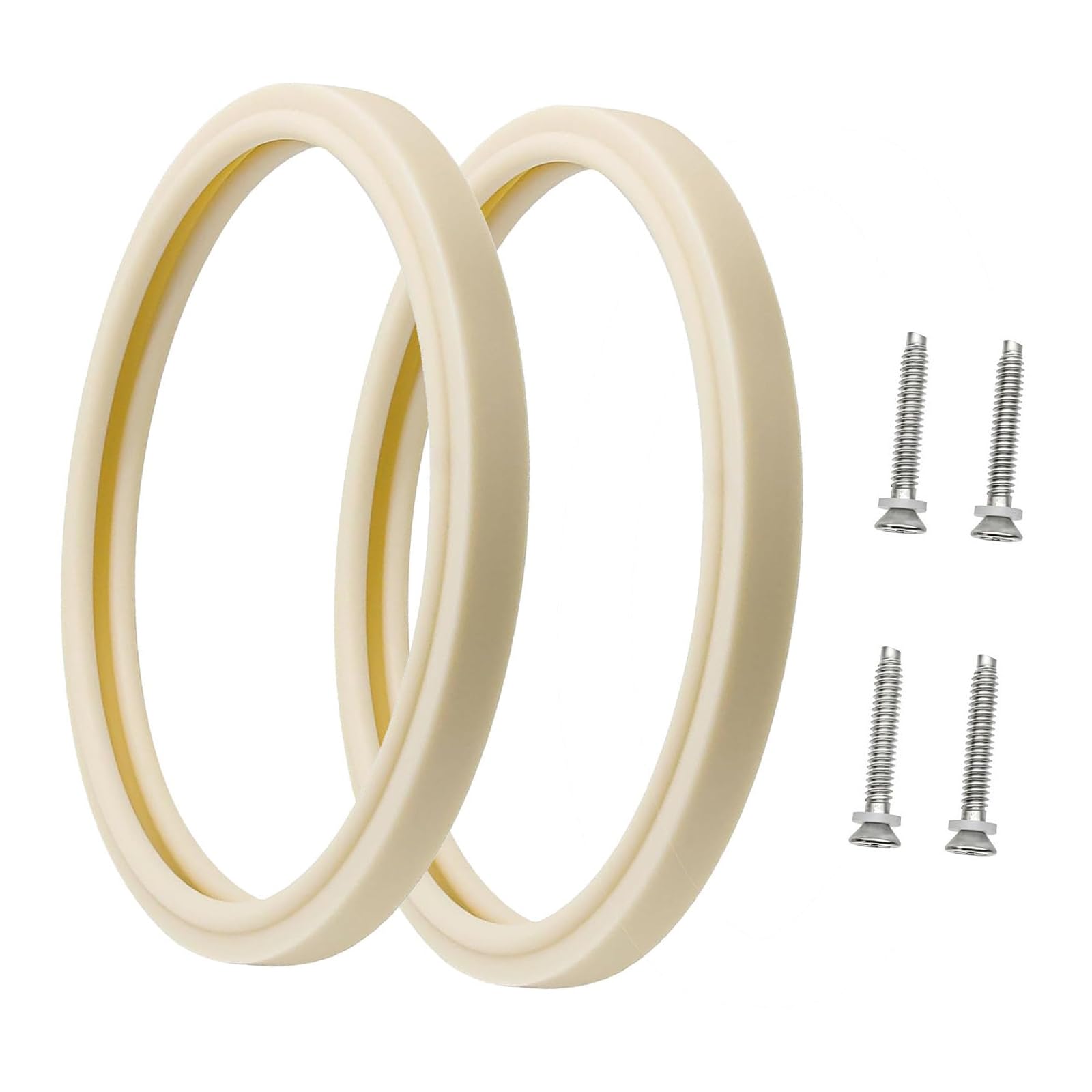 Ljhnba Light Lens Gasket Set For Pool S 2 Pcs With 4 Guide Screws Prevents Leaks And Fogging 79104800 Guide Screws Pool Lens Gasket