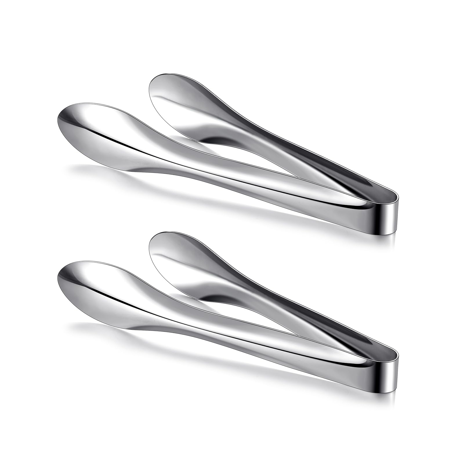 Silver Serving Tongs - 2 Pack -1