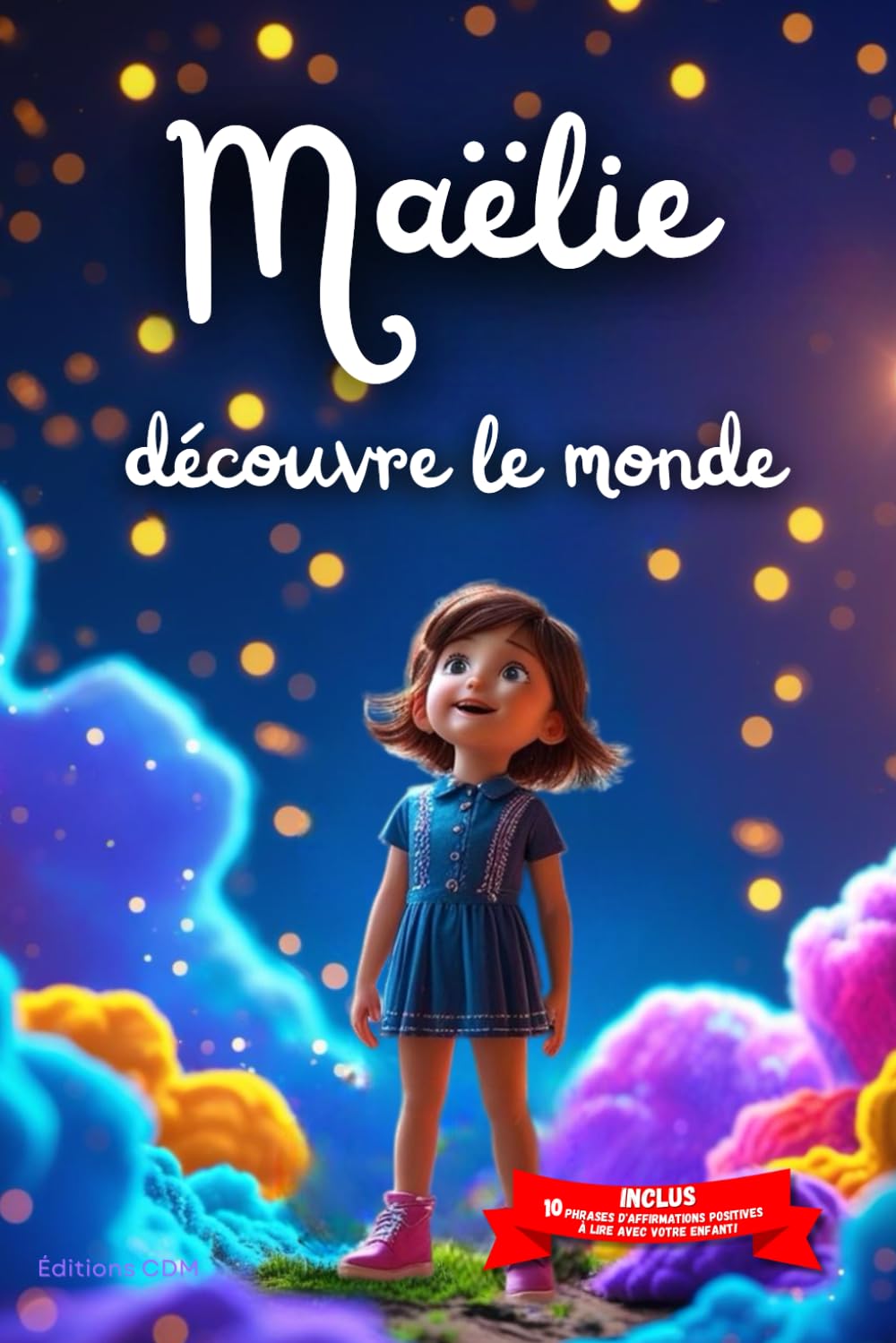 Maëlie découvre le monde: Livre personnalisé prénom, mini-histoires magiques, aventures, confiance en soi, leçons de vie, affirmations positives, ... en famille, endormissement paisible : Maëlie