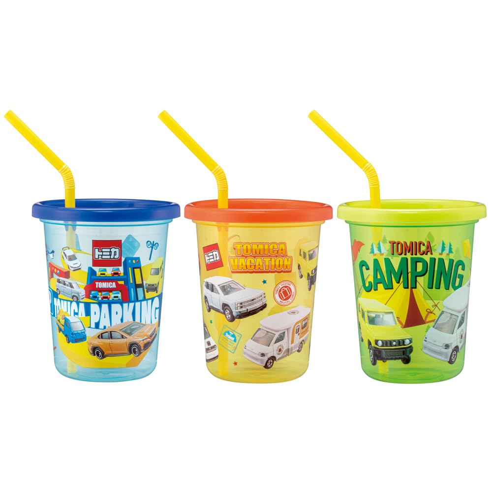Amazon｜スケーター(Skater) タンブラー ストロー付き 3個 320ml