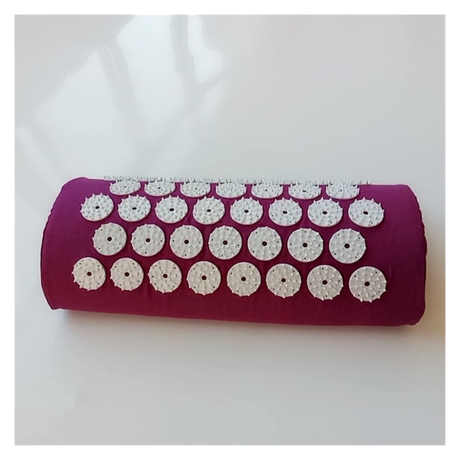Cojín De Masaje Acupressure Relieve Barrio Dolor en el cuerpo Masaje de estera de espiga (aprobar.62 * 38cm) Cojín Acupuntura Yoga Masaje Mataje / Almohada Cojín De Masajes ( Size : Purple pillow )