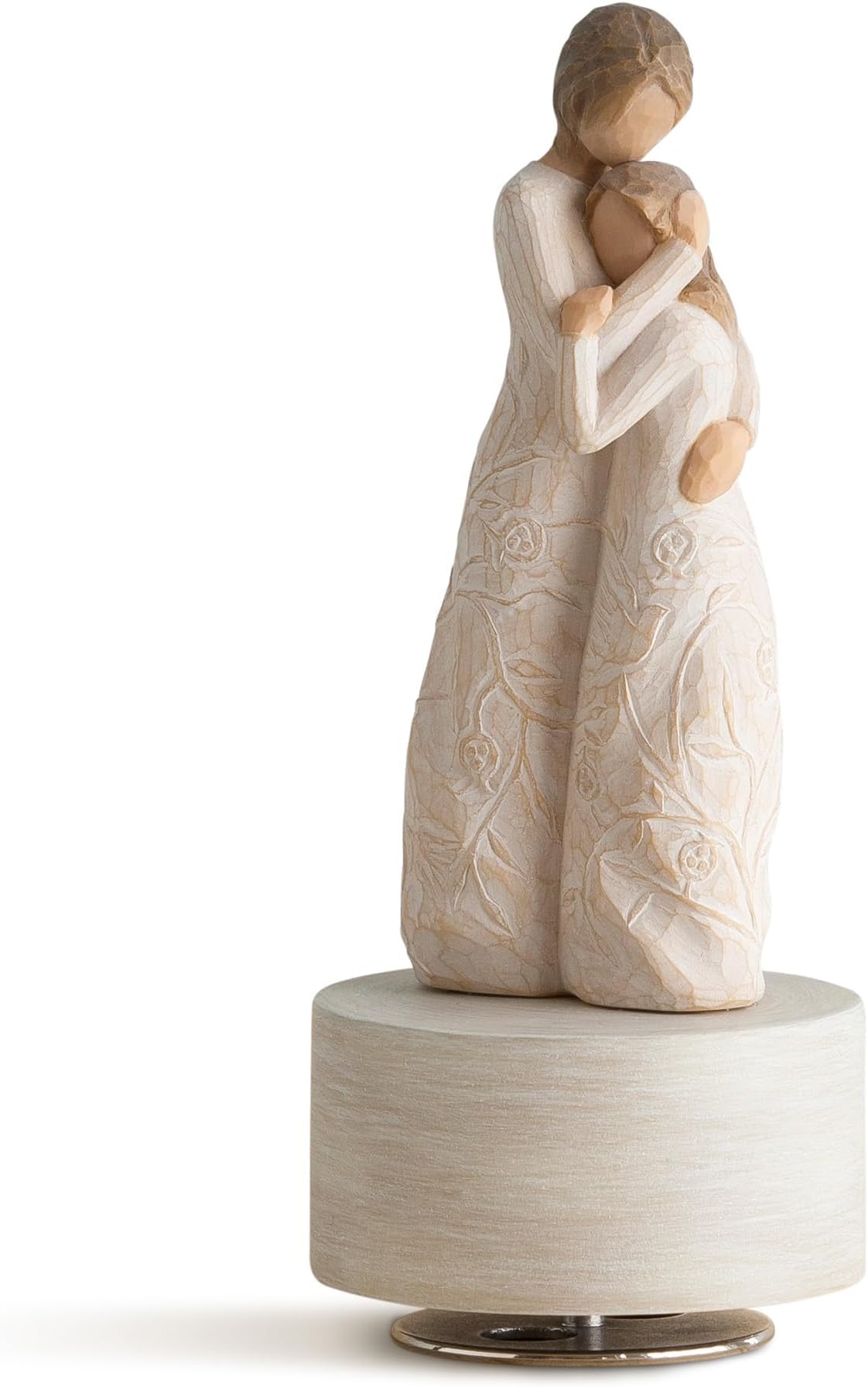 Close to me, Plays Debussy's Clair de Lune, Apart or Together, Always Close to Me, Gift to Celebrate Birthday, Graduation, Mother's Day, Sculpted Hand-Painted Musical Figure