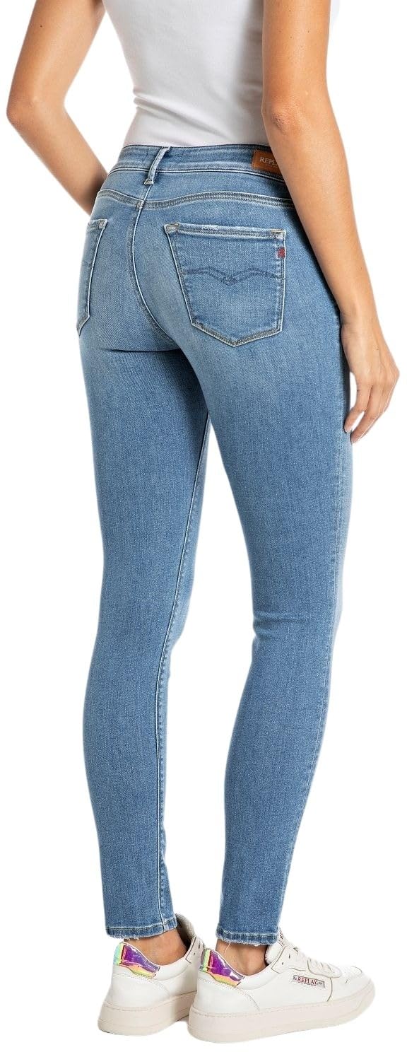 Replay Damen Jeans New Luz Skinny-Fit