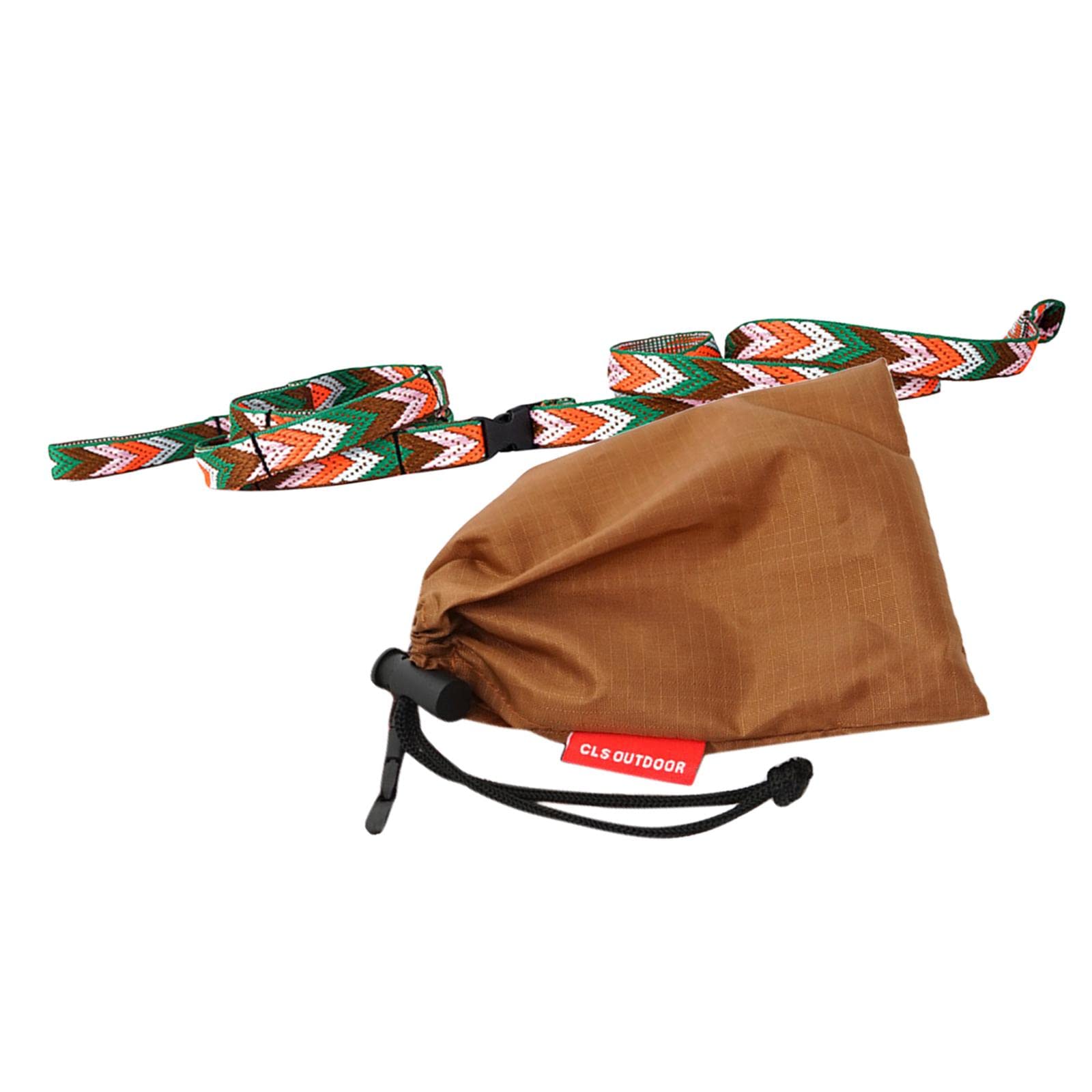 Organizador de almacenamiento ajustable tipo cordón para acampar y colgar suministros del hogar 8