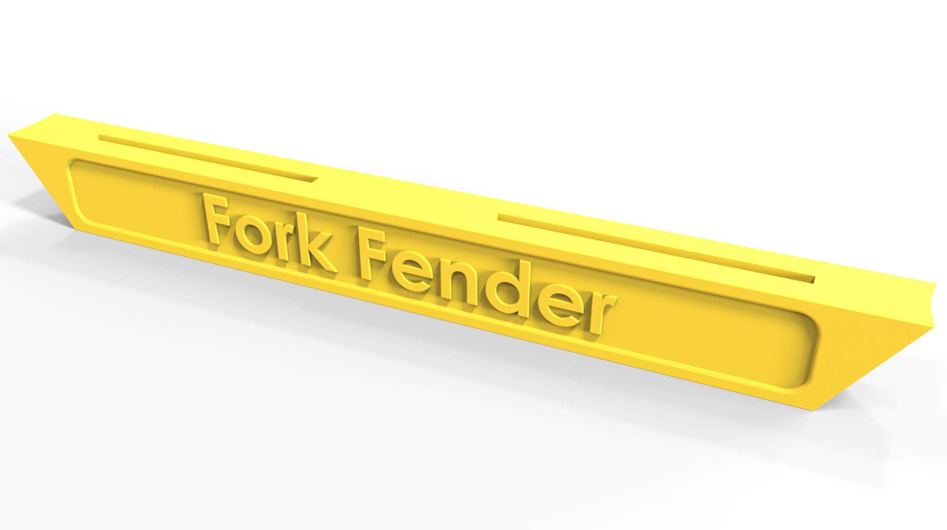 Contact Attachments Ltd Fork Tip Highlighter Yellow Foam Safety Guard Forks-FBF-C | Universal Slip-On Fork Tip Cover for Visibility & Trip Prevention | Fits Most Fork Sections | UKCA HSE Compliant