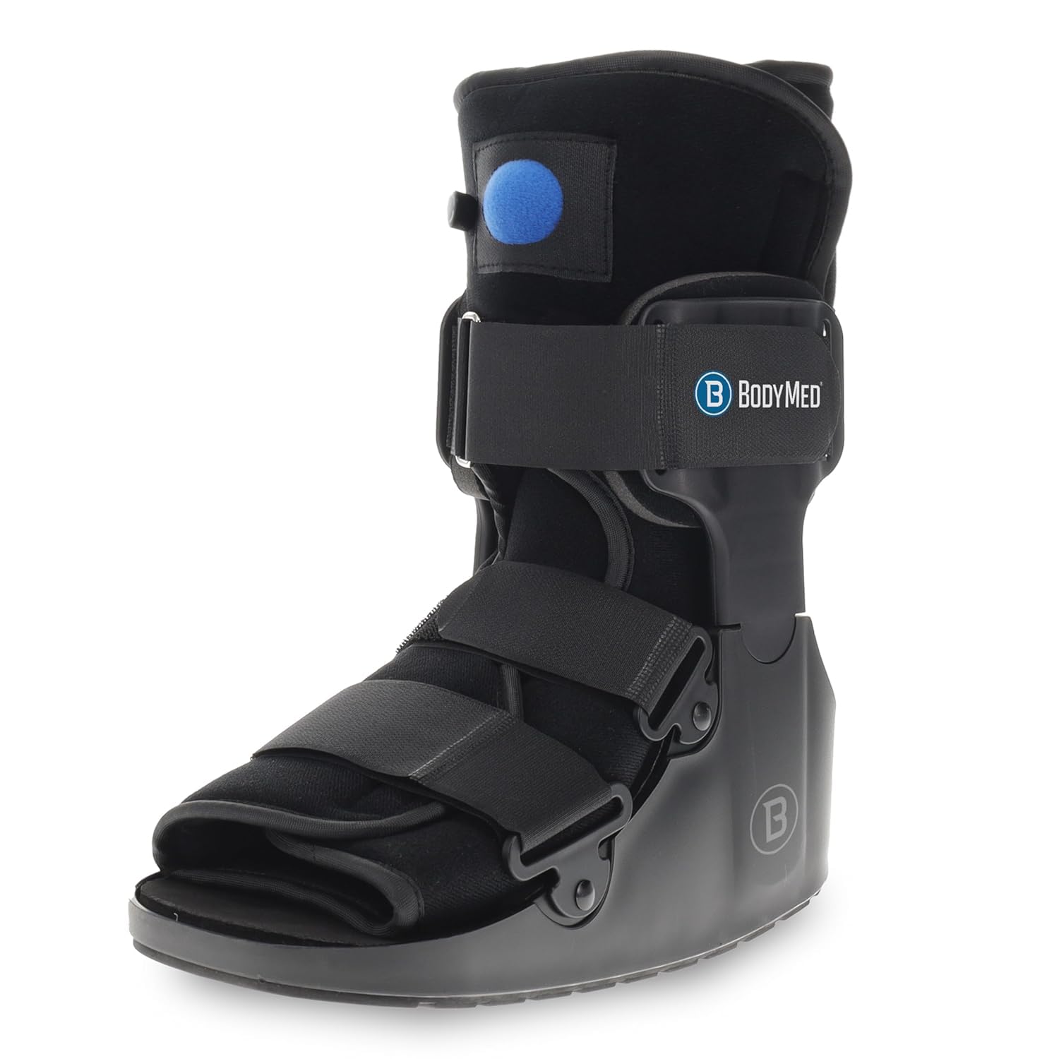 BodyMed Air CAM Walking Fracture Boot, Medium - Adjustable and Shock-Absorbing Support for Foot and Ankle Recovery - Fits Left & Right Foot