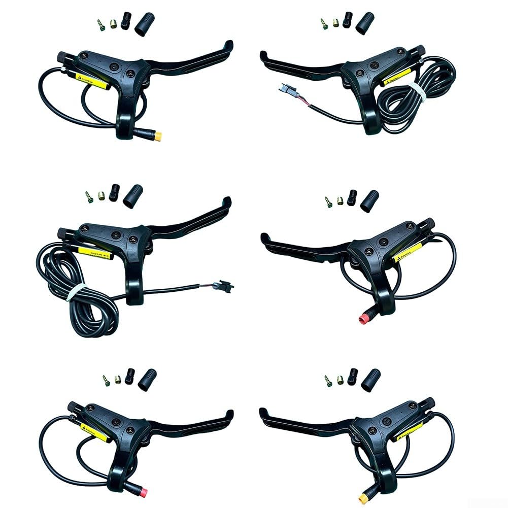 Leva del freno SM2A compatibile per biciclette elettriche e scooter 2-core 3-pin maniglia del freno idraulico con funzione di spegnimento (2P sinistra)