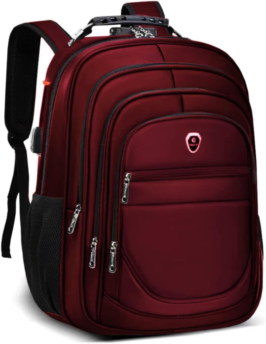 Mochila Grande Masculina Feminina Escolar Bolsa Para Laptop Notebook Casual Escola Trabalho Viagem Senha Trava Anti Furto Cabo Usb Auxiliar