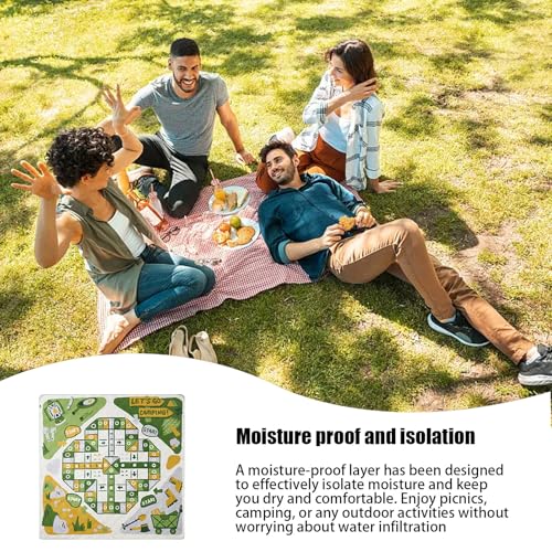 Couverture de pique-nique lavable en machine et ultra compacte - 4
