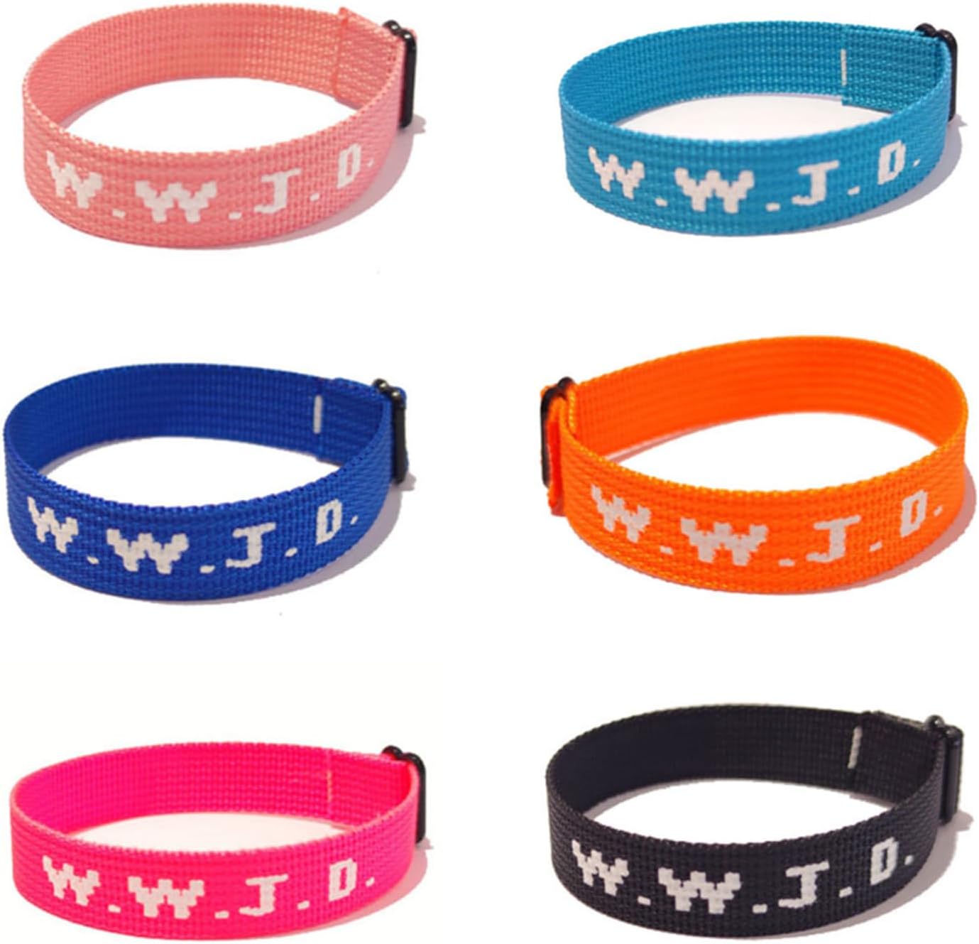 Aonklot WWJD Bracelets What Would Jesus Do Bracelets Jesus Bracelets Christian Bracelet Religious Gifts WWJD Bracelets for Men Woven Wristbands for Women