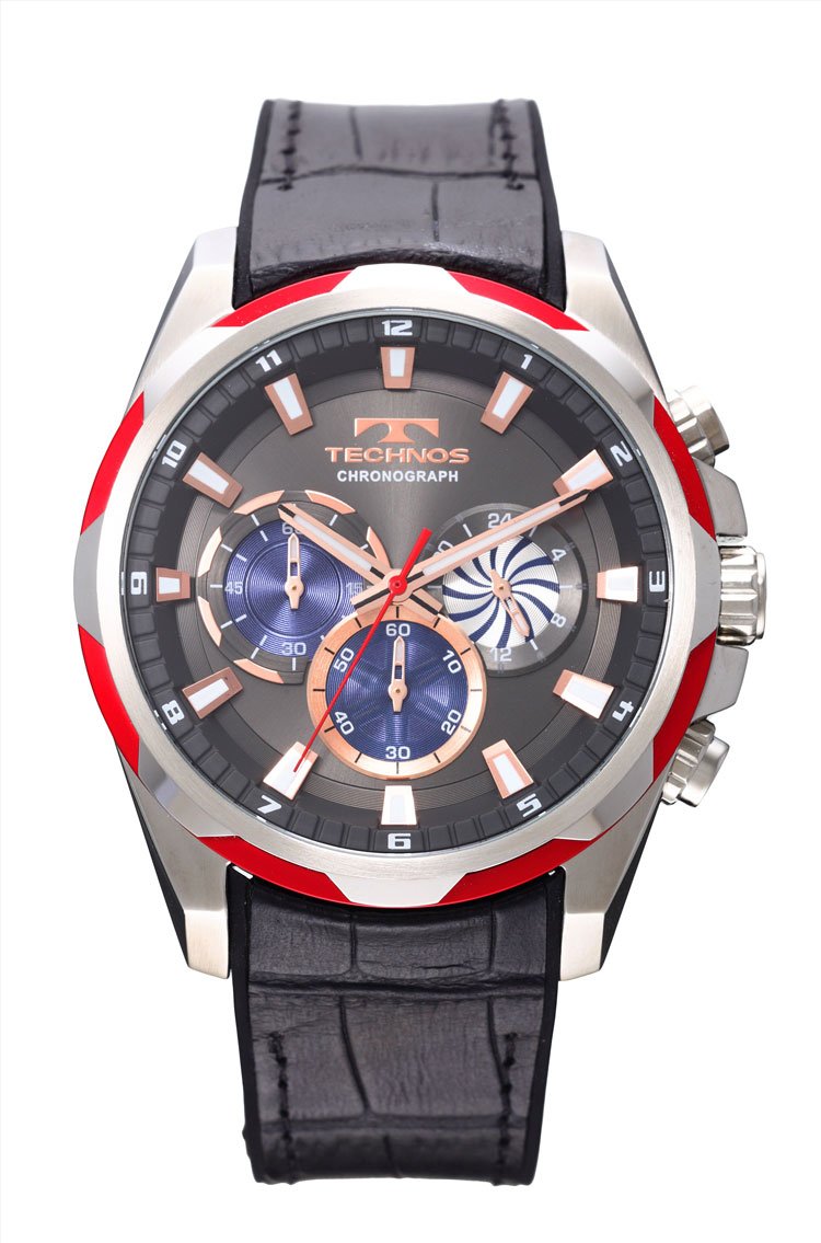Amazon | [テクノス]TECHNOS ビックフェイス クロノグラフ T8585RE