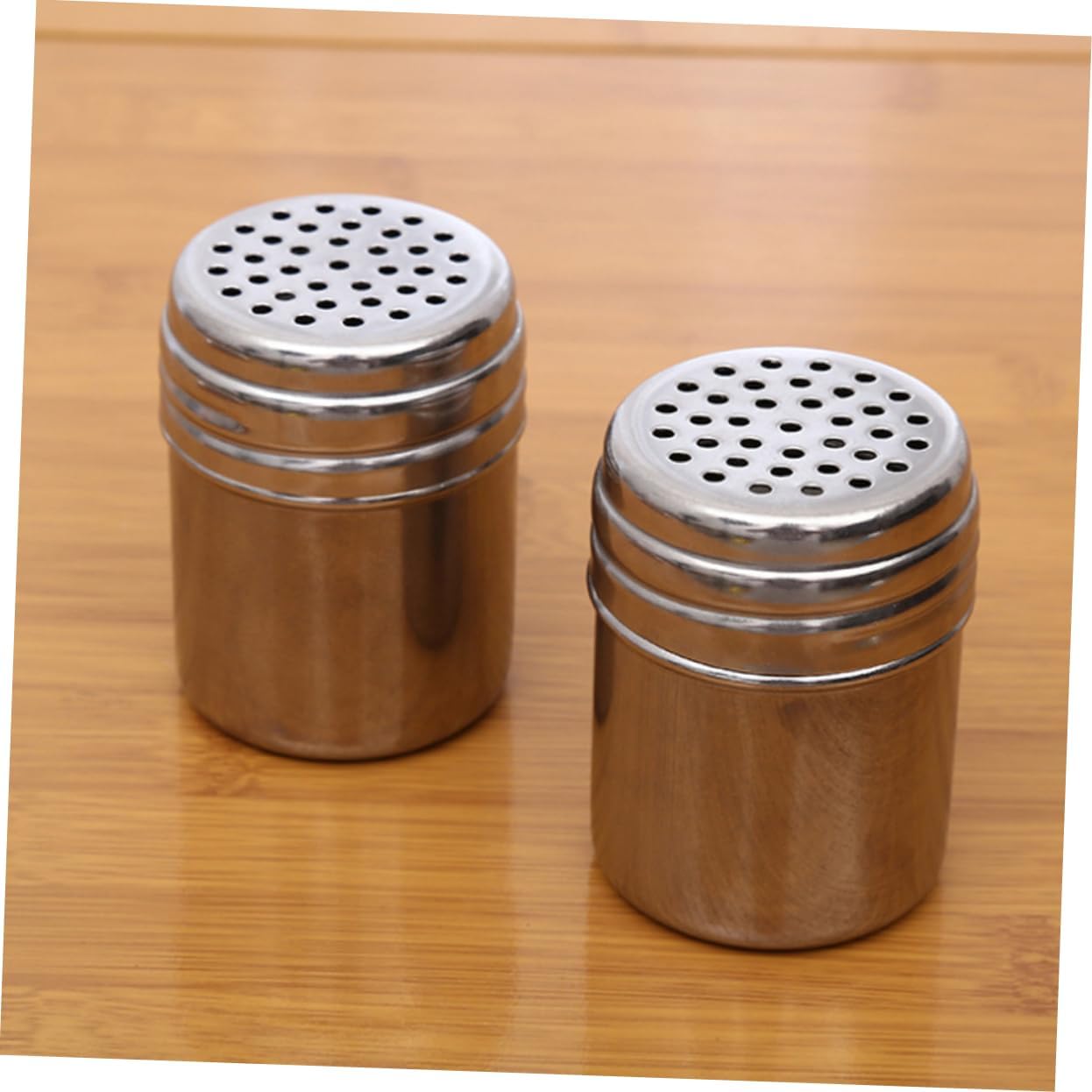 12Pcs Metal Seasoning Shaker Pepper Sugar Powder Bottles for Kitchen Baking