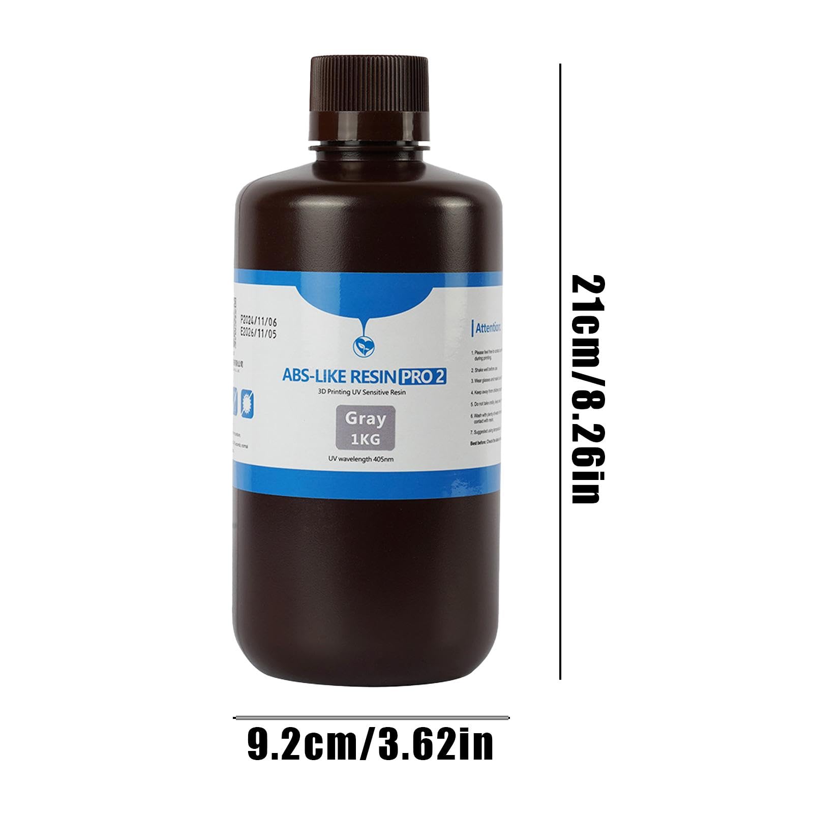 Resina resistente,Resina para impresora 3D Resina fotosensible de impresión | Resina de fotopolímero de curado UV, Resina de impresora de bajo olor, Líquido de impresión 3D para