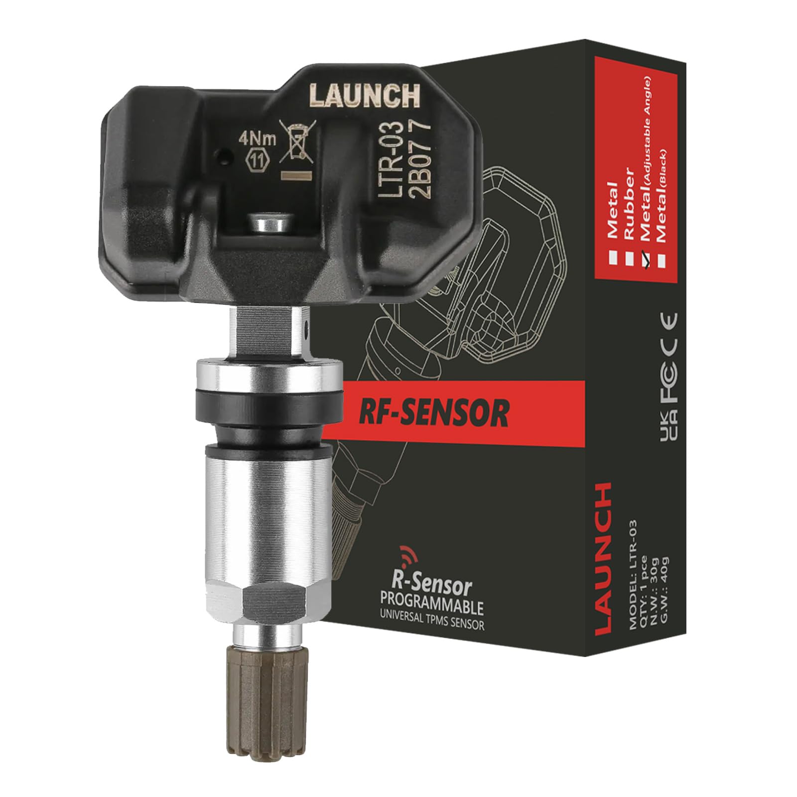 Amazon.com: LAUNCH LTR-03 TPMS Sensor 315MHz 433MHz Dual Frequency