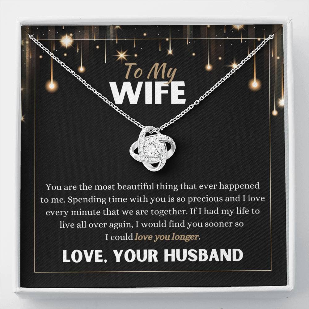 Limited Edition Personalized Necklace Gift For Wife