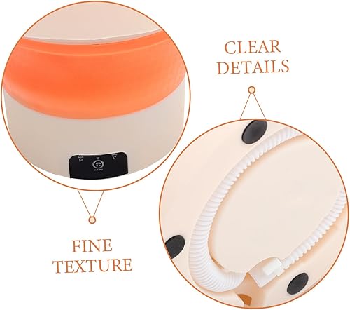 Miniatura 7 de Lavadora portátil plegable pequeña lavadora con rotación de alta velocidad para viajes, camping, viajes de negocios, diseño ligero para eliminar