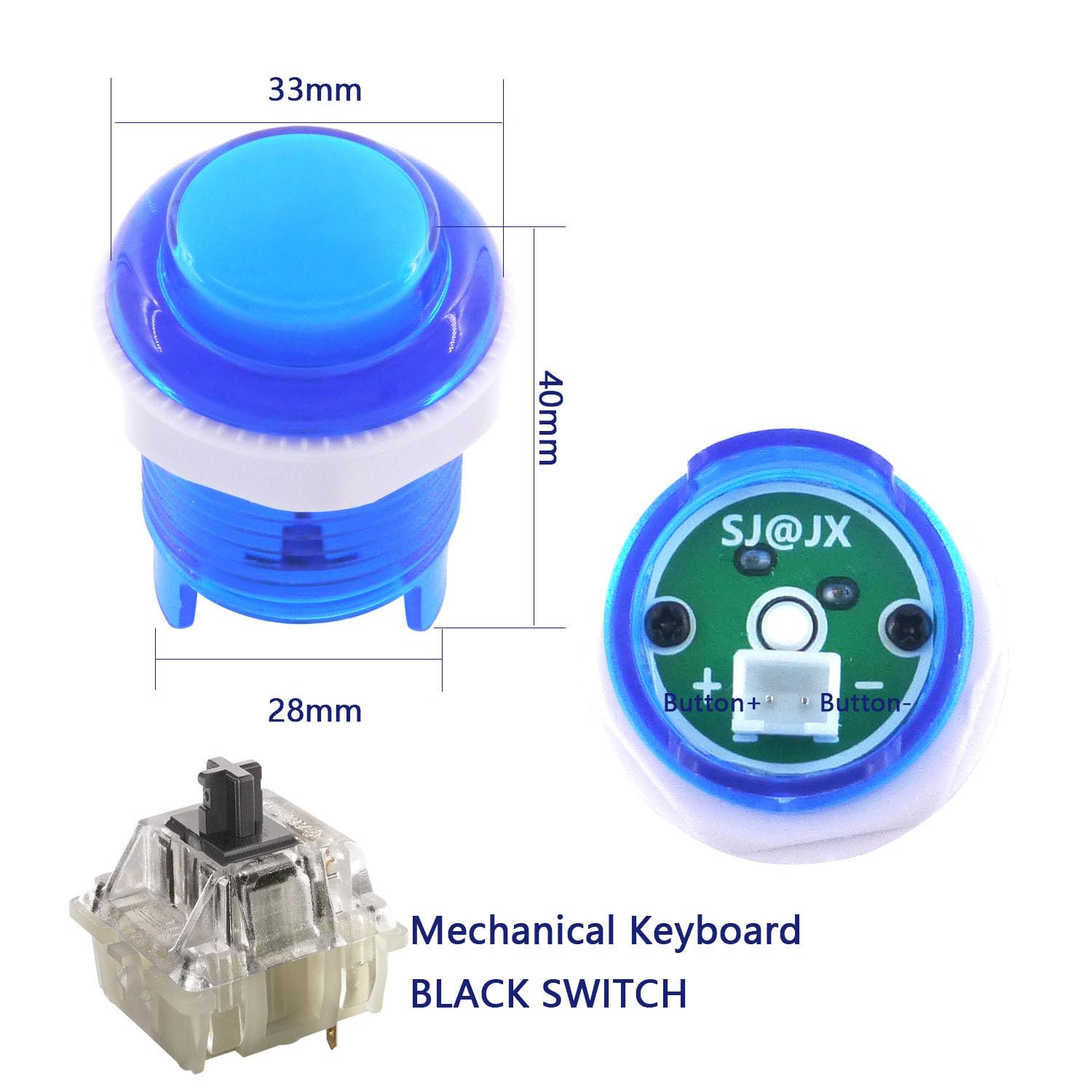 Amazon.com: SJ@JX All-Button Arcade Controller with Microswitch